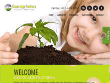 Tablet Screenshot of greenagepartners.com